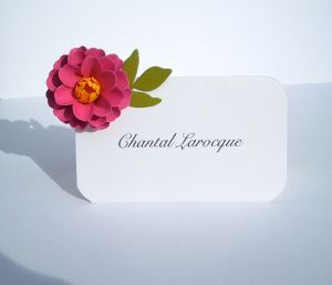 The Zinnia Escort Cards / Place Cards