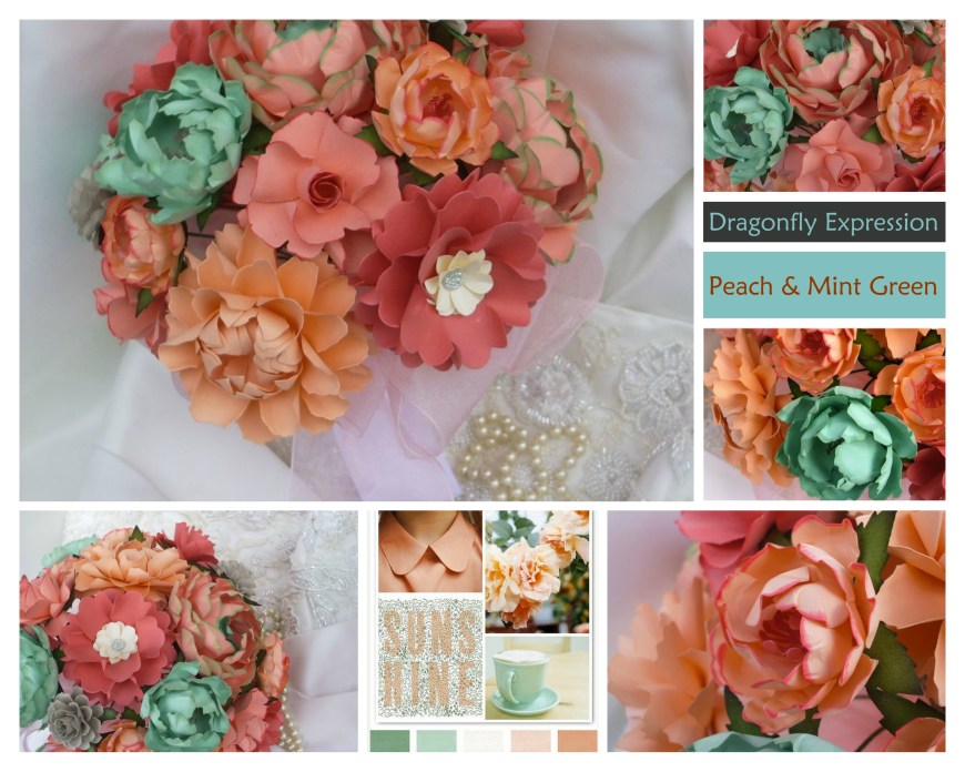 Peach & Mint Green 